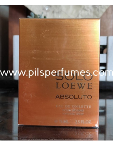 SOLO ABSOLUTO 75 ml VAPORIZADOR