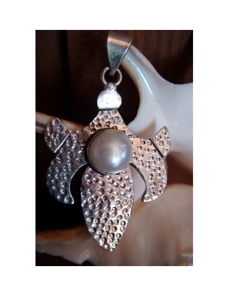 Colgante de plata y COLGANTE PLATA MEXICANA Y PERLA