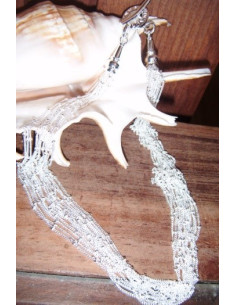 gargantilla collar chapado en plata HILOS PLATA