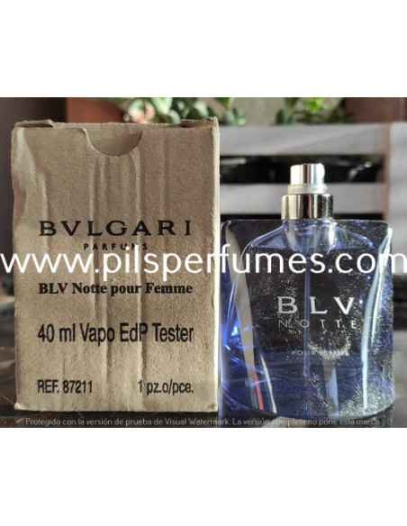 BLV Notte Pour Femme Bvlgari  40 ml Vaporizador eau de parfum perfume descatalogado imagen real