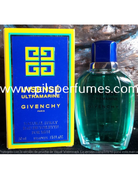 Insense Ultramarine Givenchy 100 ml vaporizador eau de toilette, descatalogado