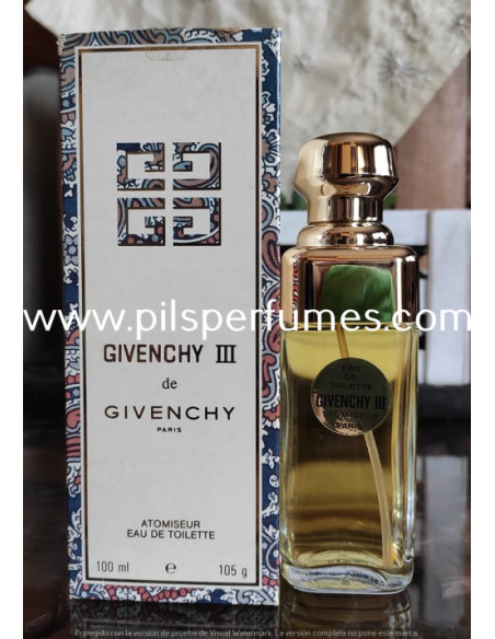 GIVENCHI III  de Givenchy 100 ml vaporizador eau de toilette, perfume descatalogado