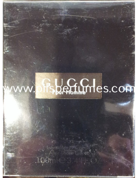 Gucci I pour Homme (2003) Gucci para Hombres  after shave, producto descatalogado discontinued