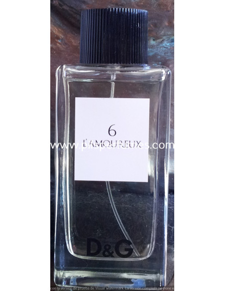 D&G Anthology L'Amoureux 6 Dolce&Gabbana 100ml VAPORIZADOR  descatalogado, imagen real sin caja