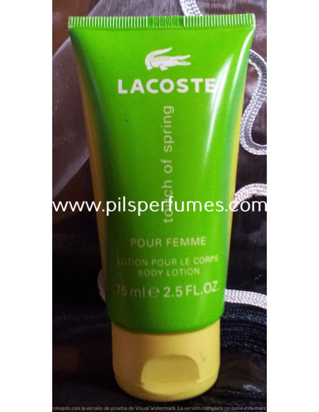Touch of Spring Lacoste LECHE PERFUMADA PARA EL CUERPO 75 ml