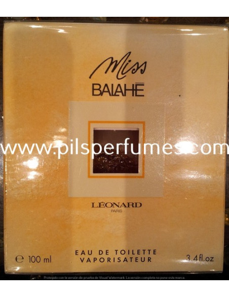 MISS BALAHÉ de LEONARD 100 ml EAU TOILETTE VAPORIZADOR