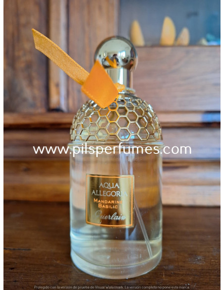 Aqua Allegoria Mandarine Basilic Guerlain  125 ml vaporizador, descatalogado, imagen real formato especial