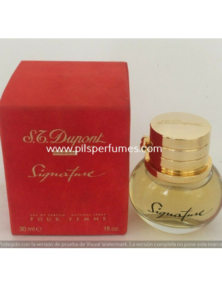 Signature S.T. Dupont  50 ml Vaporizador eau de parfum perfume descatalogado
