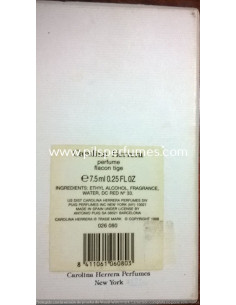 Carolina Herrera by Carolina Herrera 7.5 ml PARFUM sac complert perfume descatalogado imagen real 2