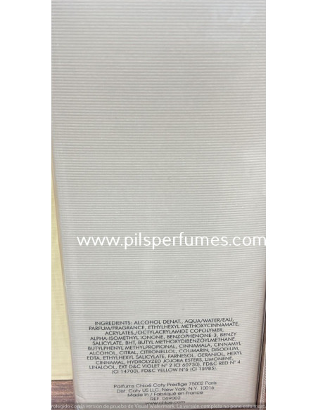 Love Chloé  Eau de parfum de Chloe 75 ml vaporizador eau de parfum perfume descatalogado imagen real.
