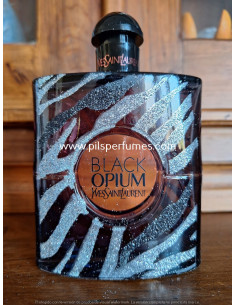 Black Opium Zebra Collector Yves Saint Laurent 90 ml  Vaporizador eau de parfum intense imagen real