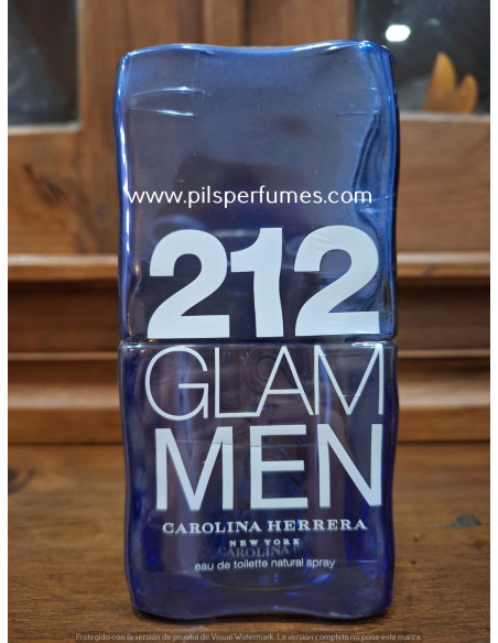212 Glam Men Carolina Herrera  100 ml vaporizador perfume descatalogado