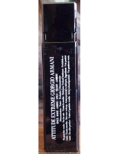 Attitude Extreme de Giorgio Armani 50ml Vaporizador eau de toilette perfume descatalogado imagen real.