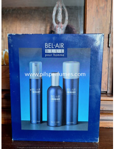BEL AIR BLUE BRISEIS HOMME 100 ml vaporizador+ desodorante spray 150 ml+ after shave 75 ml perfume descatalogado