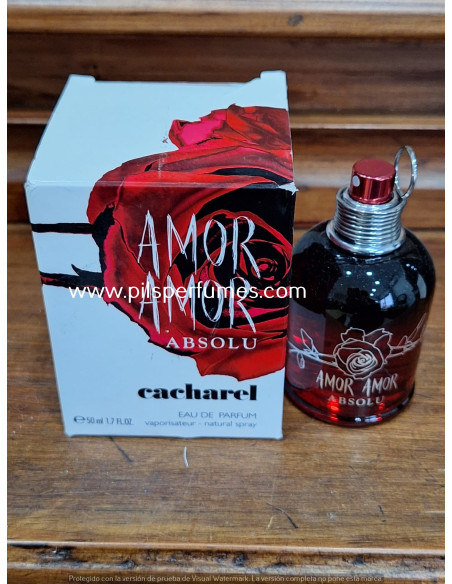 Amor Amor Absolu Cacharel 50 ml vaporizador eau de parfum perfume descatalogado,imagen real