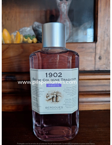 1902 Violette Parfums Berdoues  480 ml NO vaporizador eau de cologne imagen real