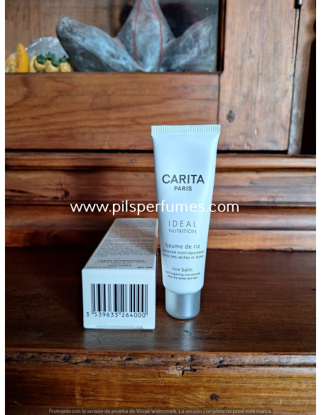 Ideal nutrition Carita baume de riz 30 ml concentre nutri-réparateur zones très sèches et lebres