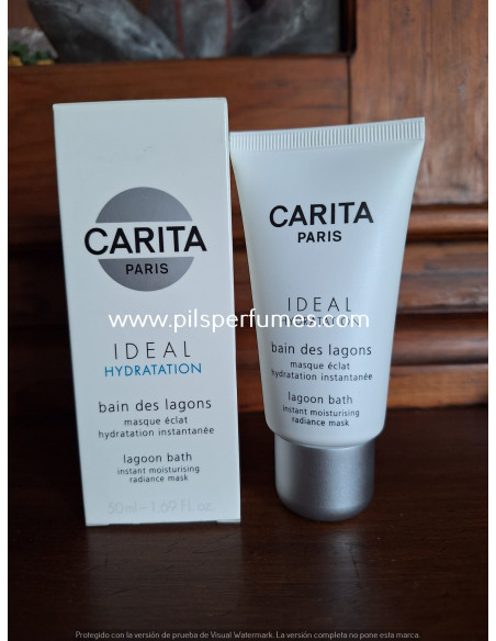 carita ideal hydratation bain des lagons masque eclat 50 ml hydratation instantanée