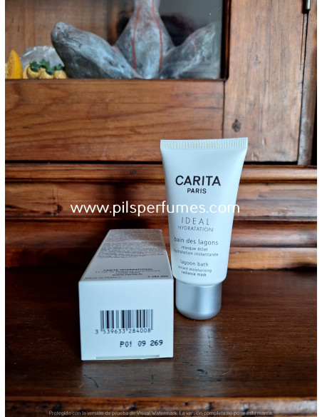 carita ideal hydratation bain des lagons masque eclat 50 ml hydratation instantanée