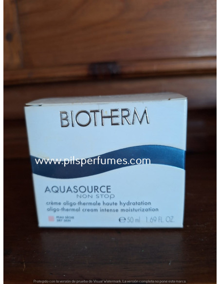 Biotherm Aquasource Non Stop Oligo-Thermal Cream For Dry Skin 50ml peau seches