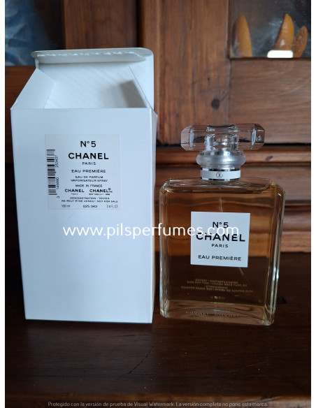 Chanel No 5 Eau Premiere Chanel 100 ml vaporizadopr eau de parfum, imagen real formato especial caja blanca