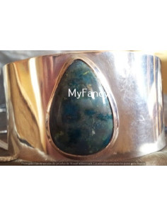 Pulsera de plata Y PIEDRA AZUL 2