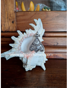 Colgante de plata y COLGANTE TRIANGULAR PLATA MEXICANA MUY TRABAJADO 2