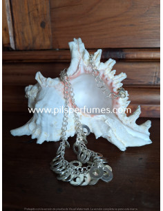 gargantilla Collar de plata  y 35 ARANDELAS