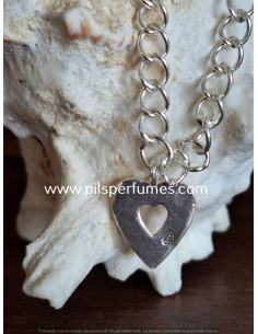 gargantilla Collar de plata  y pequeño corazón 2