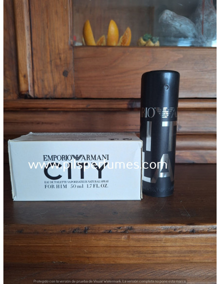 Emporio Armani City Glam for Him de Giorgio Armani 50 ml Vaporizador eau de toilette , descatalogado imagen real