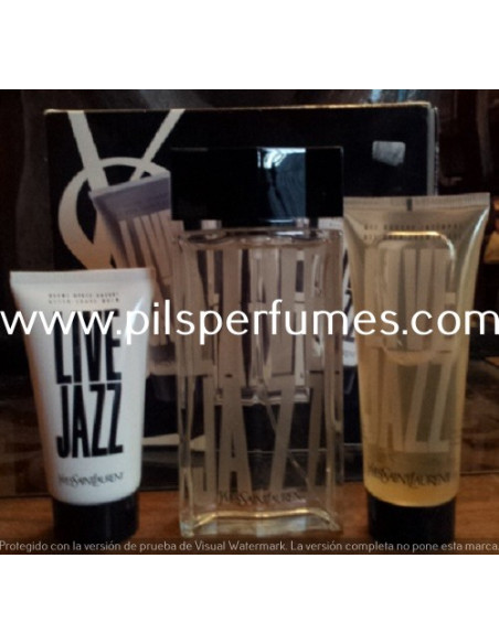 Live Jazz de Yves Saint Laurent SET 100 ml Vaporizador eau de toilette+ AFTER 40 ml+ GEL 40 ml  perfume descatalogado imagen rer