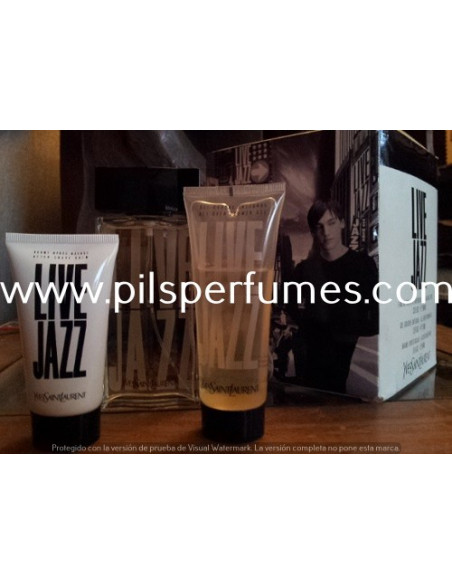 Live Jazz de Yves Saint Laurent SET 100 ml Vaporizador eau de toilette+ AFTER 40 ml+ GEL 40 ml  perfume descatalogado imagen rer