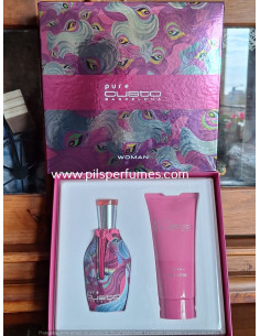 Pure Custo Barcelona Woman Custo Barcelona SET 100 ml vaporizador eau de toilette+ body milk 200 ml.descatalogado imagen real